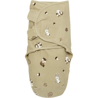 Swaddle Meyco Inbakerdoek 0-3mnd. Forest Animals Sand