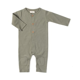 Butt Onesie Wild Green - Groen - 68