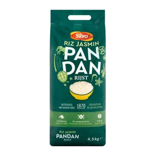 Silvo Pandan Rijst 4.5kg