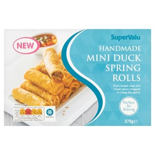 Supervalu Mini Duck Spring Rolls