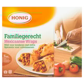 Honig Familiegerecht Mexicaanse Wraps