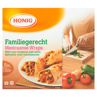 Honig Familiegerecht Mexicaanse Wraps