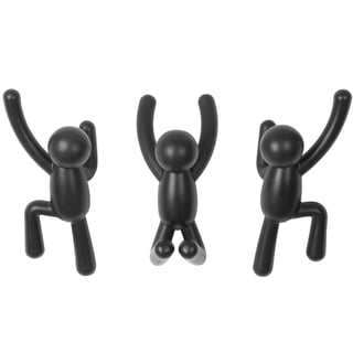 Umbra Buddy Hooks Black