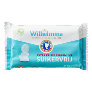 Wilhelmina Pepermunt Suikervrij 3 Pack