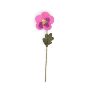Viooltje van vilt - Fuchsia