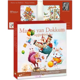 Art Revisited Marius Van Dokkum 4 X 2 Happy Birthday