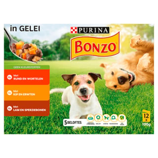 Bonzo Hondenvoer in Gelei
