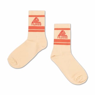 Repose Ams 85. Sporty Socks Sand Logo