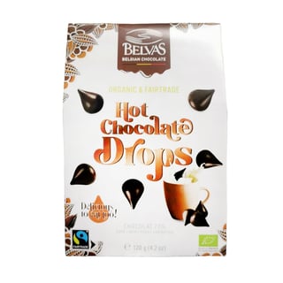 Belvas Chocolademelk Druppels 120g