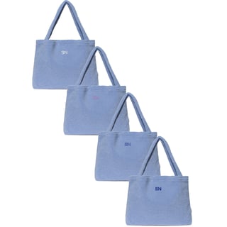 Light Blue Teddy Mom Bag - Personalized (5,95) / Light Blue