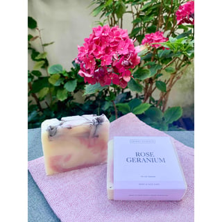 Handmade Soaps Primal Essence - Soaps: Rose & Geranium 50g