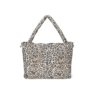 Soft Cotton Leopard Diaper Bag