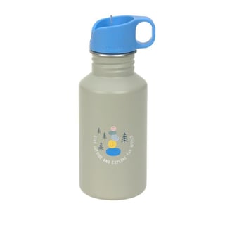 Lassig Stainless Steel Bottle Sunny Explorer Green Blue