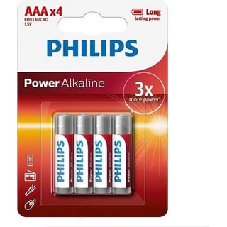 Philips Power Aklaline Aaa X4
