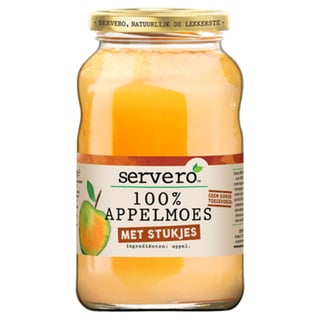 Servero 100% Appelmoes Met Stukjes