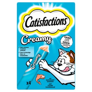 Catisfactions Catisfactions Creamy Zalm 4*10 Gram