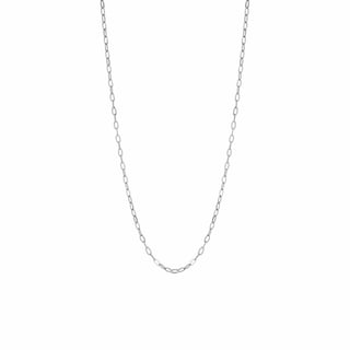 Gold Plated Necklace Short Link - Sterling Silver / Silver