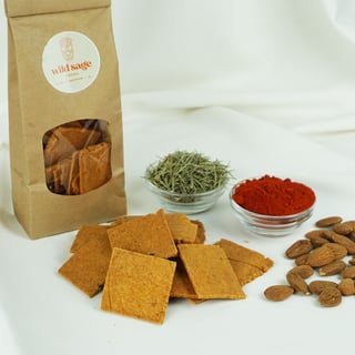 Almond Crackers - Smoked Paprika & Rosemary