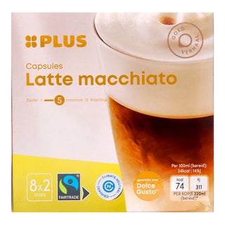 PLUS Koffiecapsules Latte Macchiato