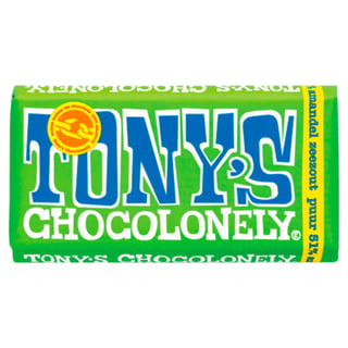 Tony's Chocolonely Chocolade Puur Amandel Zeezout