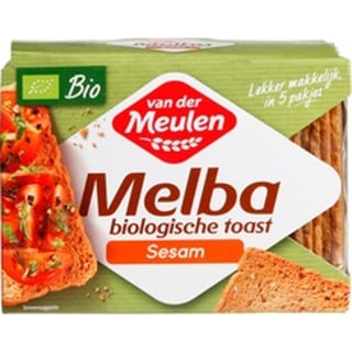 Van Der Meulen Melba Toast Organic 100g