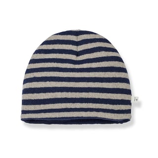1+ in the Family Roy Beanie Navy-Taupe