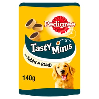 Pedigree Snacks Tasty Minis Cheesy Bites Kaas