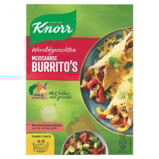 Knorr Wereldgerecht Mexicaanse Burritos Xxl