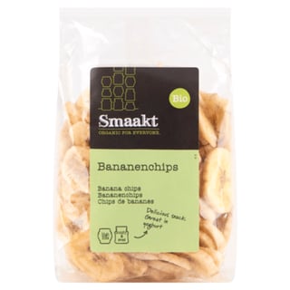 Smaakt Bananenchips Biologisch