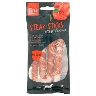 Pets Unlimited Steak Sticks Medium Beef