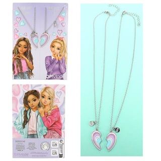 TOPModel BFF Ketting Hart Paars