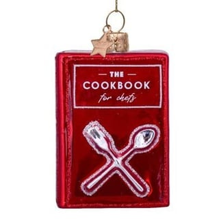 Kerstbal Kookboek Rood