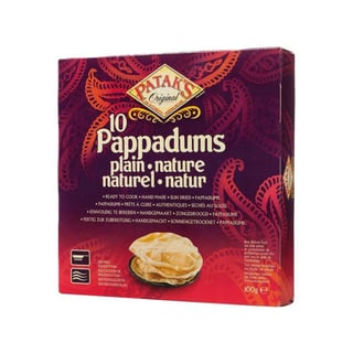 Patak Plain Pappadums 100G