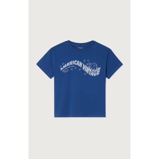 American Vintage Fizvalley T-Shirt Blue Roi Vintage