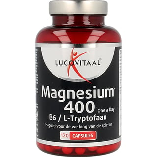 Lucovitaal Magnesium 400mg L-Trypt 120 Cap