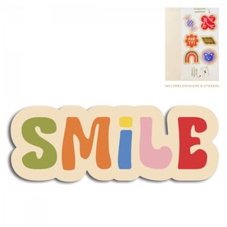 The Gift Label Kaart Smile