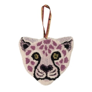 Hanger Lilly Luipaard Lila Wol 21x18cm