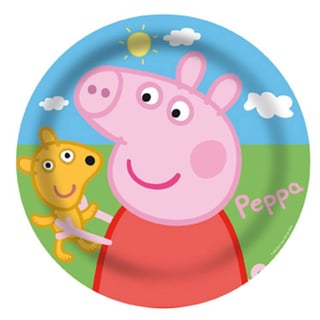 Barbo Toys Melamine Peppa Pig Bord 21 Cm