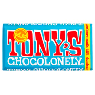 Tony's Chocolonely Chocoladereep Donkere Melk Fairtrade