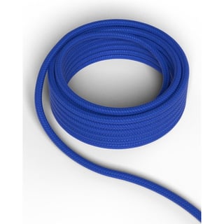 Calex Fabric Cable 2X0,75Qmm 1,5M Blue, Max.250V-60W