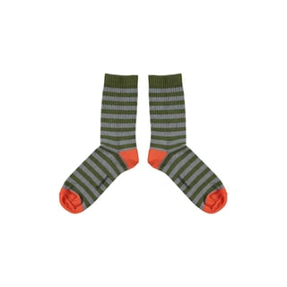 Piupiuchick Socks Green & Blue Stripes