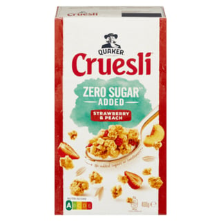 Quaker Cruesli Zero Sugar Added Strawberry