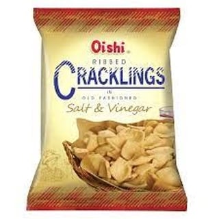 Oishi Ribbed Crackling Salt and Vinegar 90gr