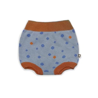 Jacquard Bloomer - Icy Blue/Dots