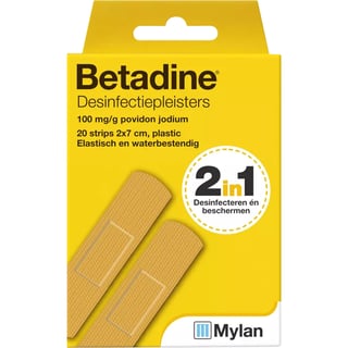 Betadine Desinfectiepleisters Strips 20st 1