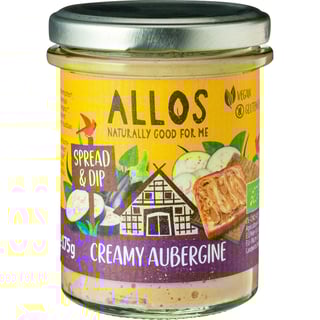 Allos Creamy Auberginespread Ekoplaza
