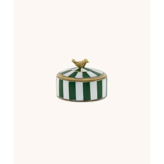 Doosje Lola Circus Box Pine Groen Messing 7x7x5cm