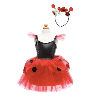 Ladybug Dress & Headband (3-4 Jr)