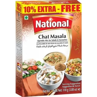 National Chat Masala Spice Mix 100 Grams