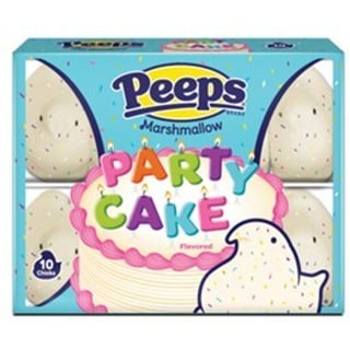 Peeps 10ct Party Cake Marshmallow Chicks 85g